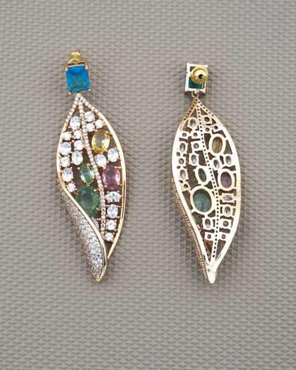 MULTICOLOR BELLONA ZIRCONIA EARRINGS