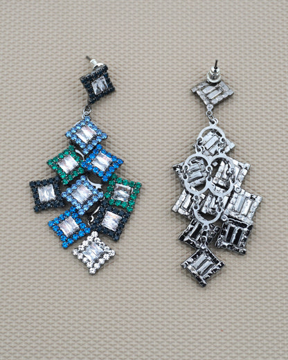 MULTICOLOR BLAIR ZIRCONIA EARRINGS