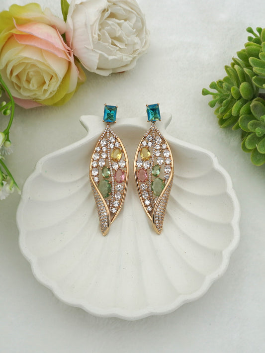 MULTICOLOR BELLONA ZIRCONIA EARRINGS