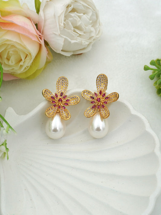 MULTICOLOR ANGELY ZIRCONIA EARRINGS