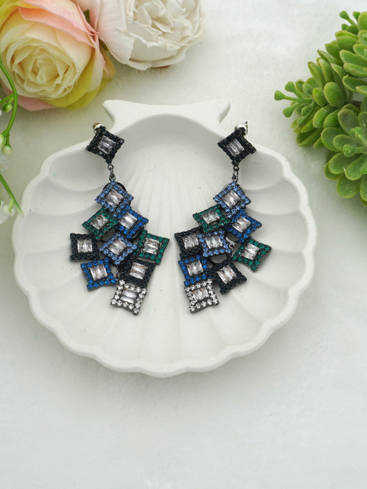 MULTICOLOR BLAIR ZIRCONIA EARRINGS