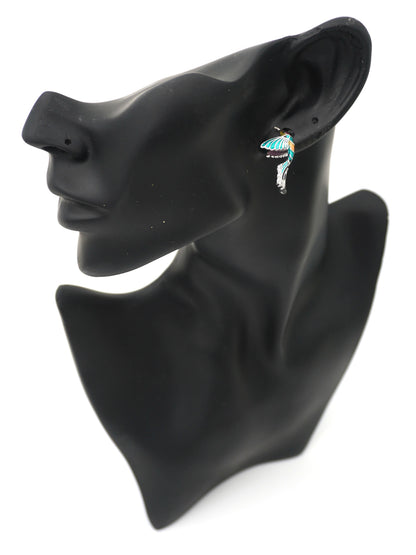 MULTICOLOUR COLIBRI ZIRCONIA EARRINGS