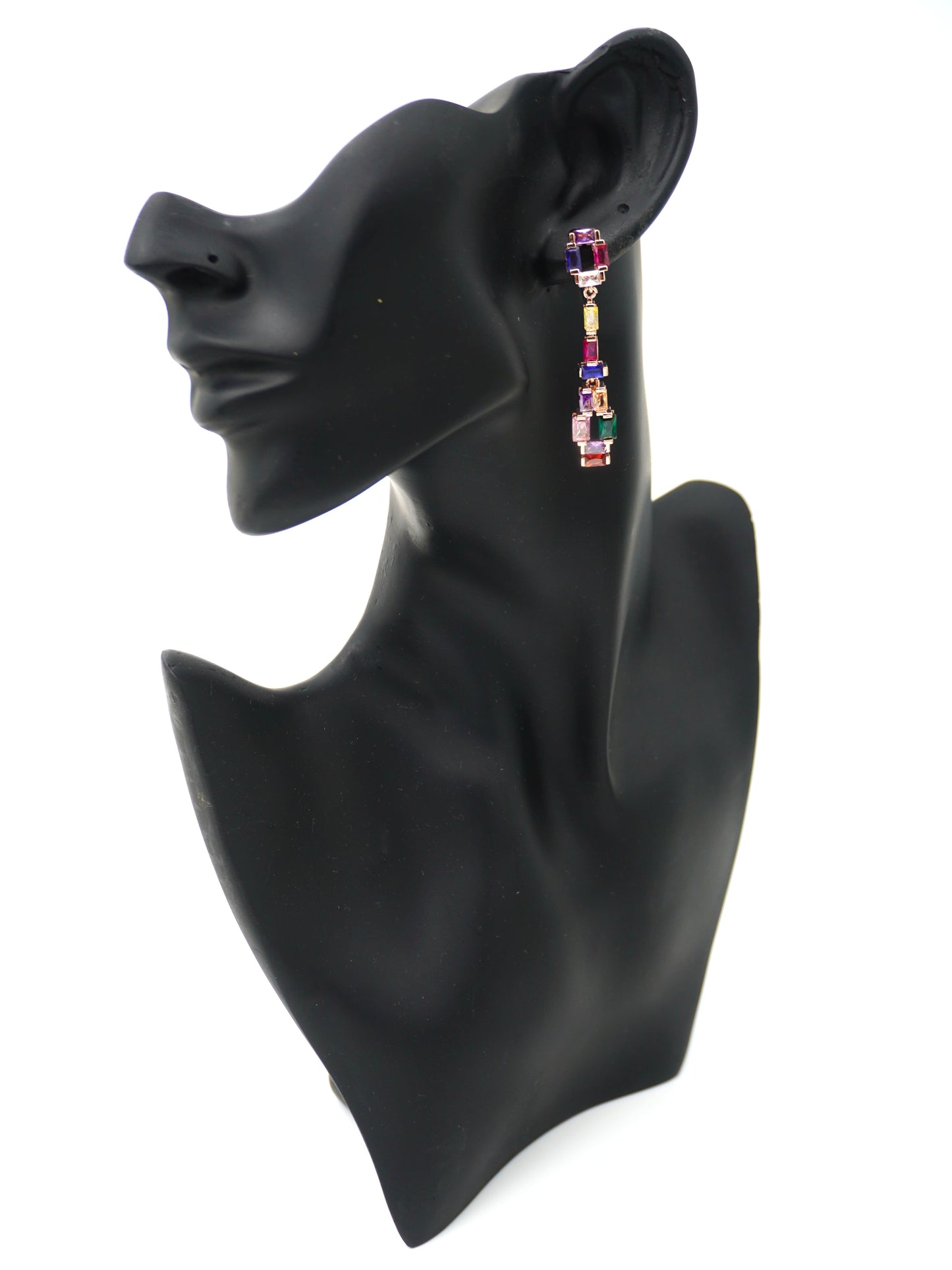 MULTICOLOUR NATALIA ZIRCONIA EARRINGS