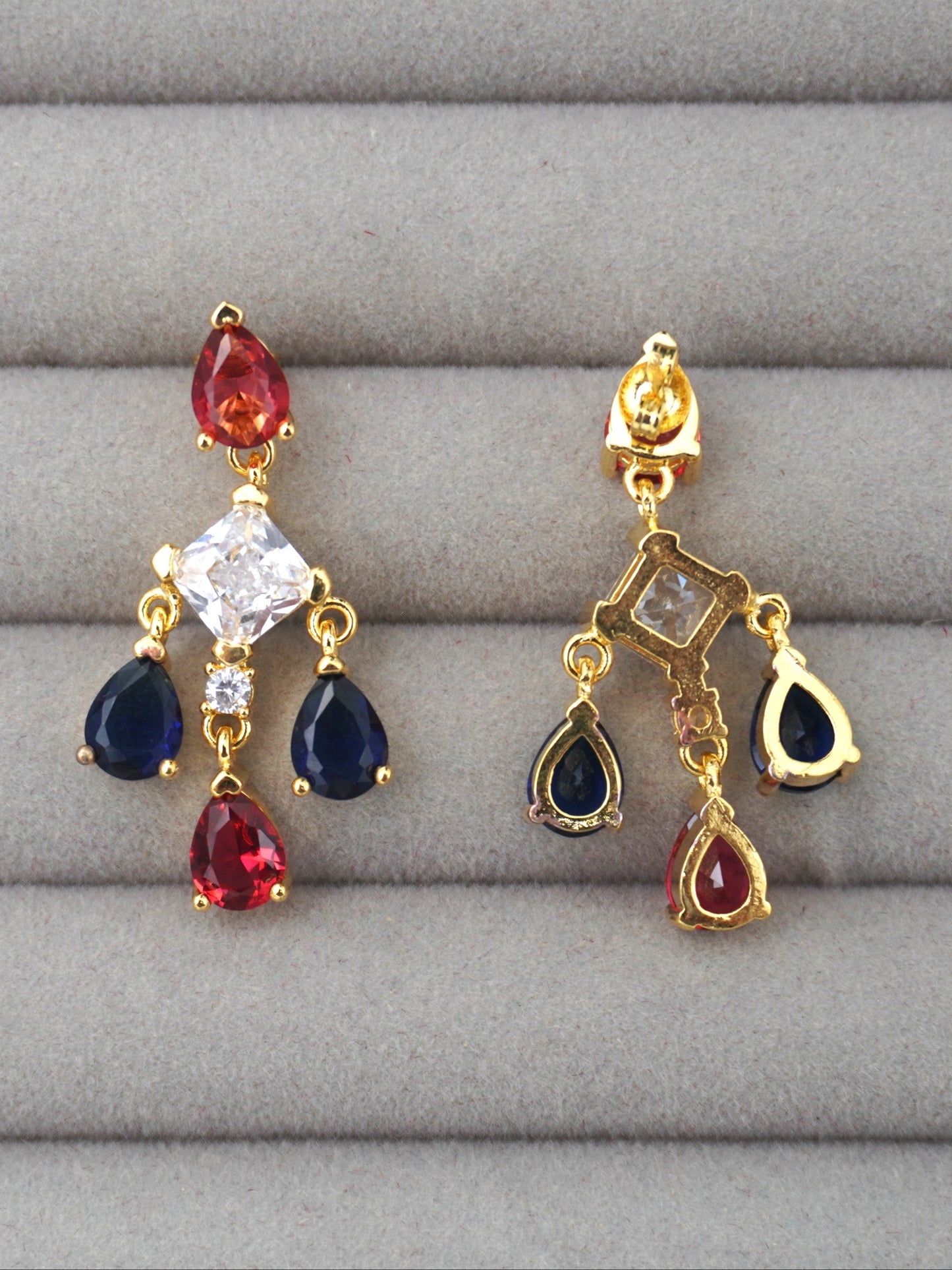 MULTICOLOR LUCA ZIRCONIA EARRINGS