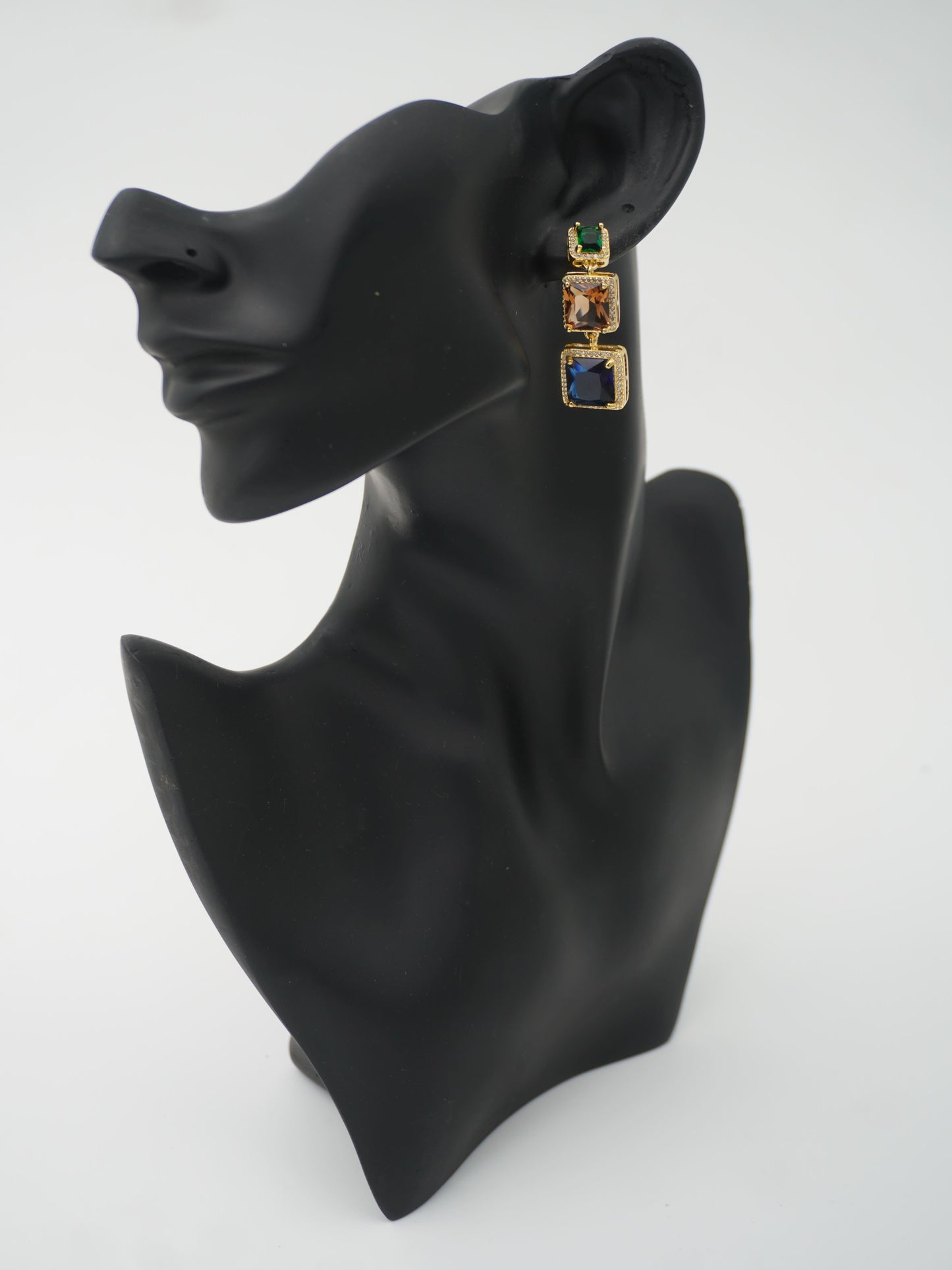 MULTICOLOUR WILLA ZIRCONIA EARRINGS