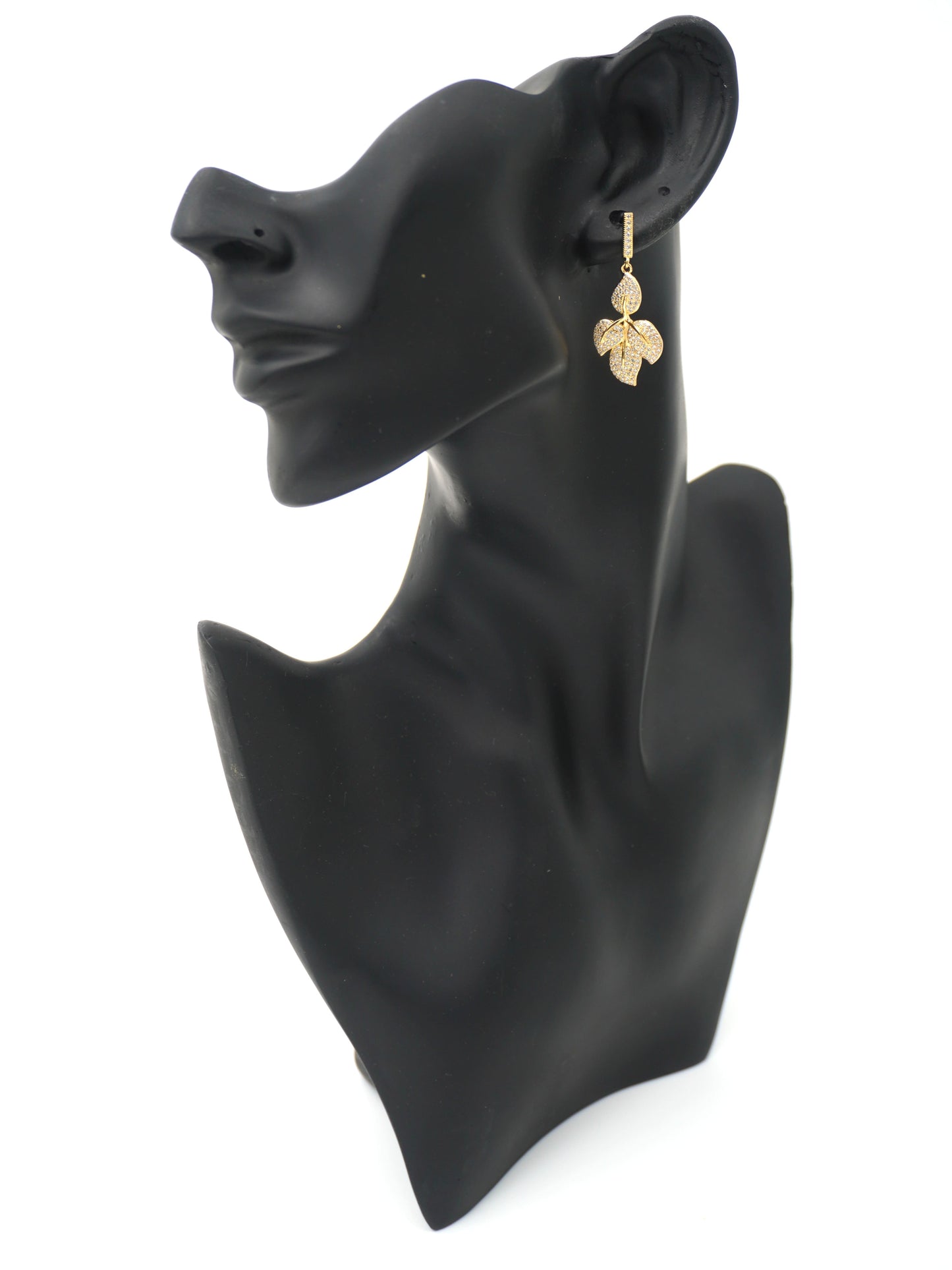 GOLD XENA ZIRCONIA EARRINGS