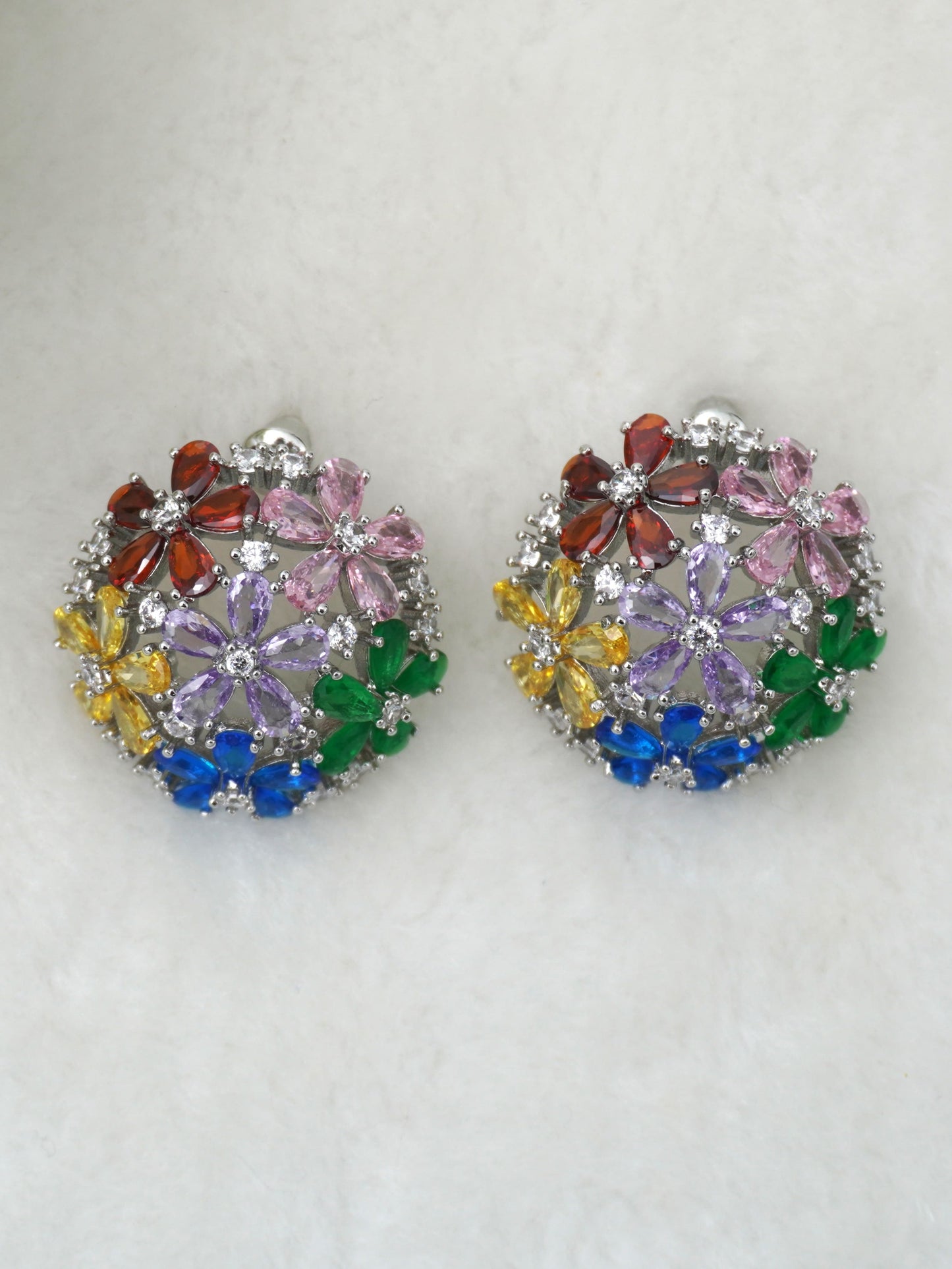 MULTICOLOUR ELLA ZIRONIA EARRINGS