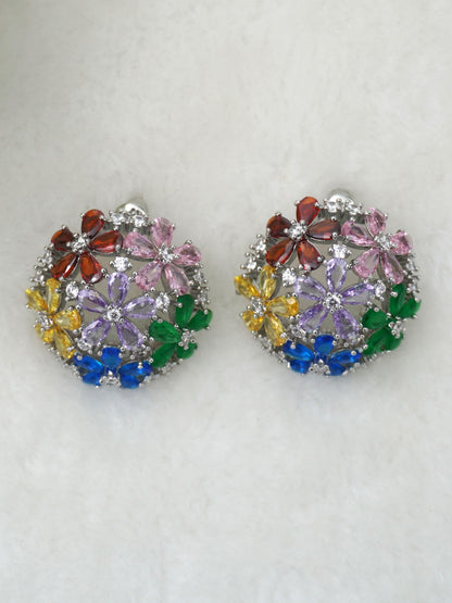 MULTICOLOUR ELLA ZIRONIA EARRINGS
