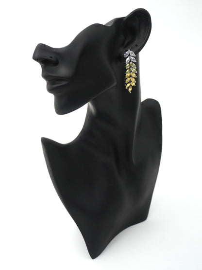 YELLOW KATIE ZIRCONIA EARRINGS