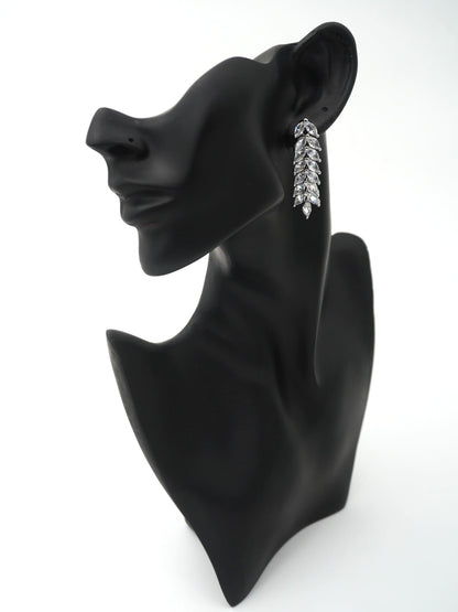 WHITE KATIE ZIRCONIA EARRINGS