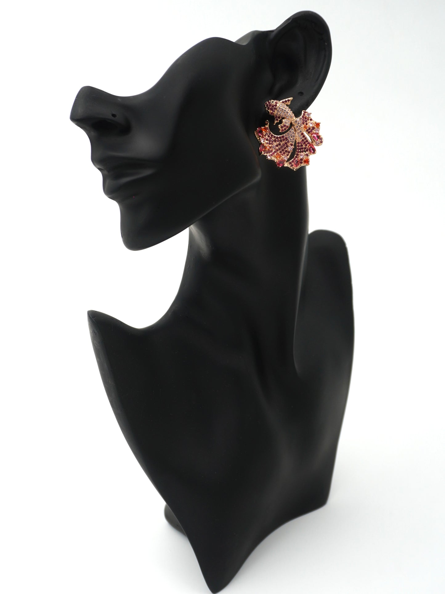 PINK BETA ZIRCONIA EARRINGS