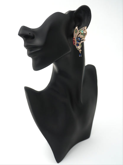 MULTICOLOR LUNA ZIRCONIA EARRINGS