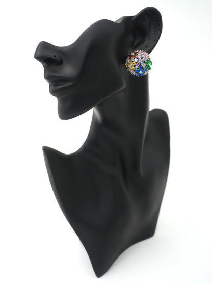MULTICOLOUR ELLA ZIRONIA EARRINGS