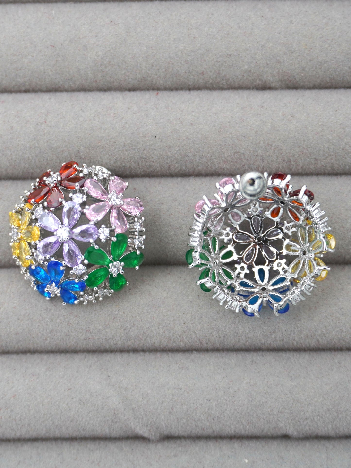 MULTICOLOUR ELLA ZIRONIA EARRINGS