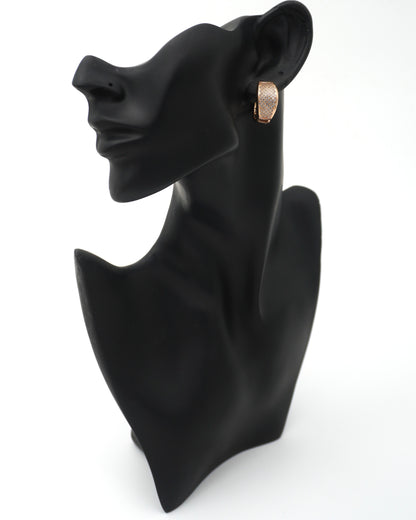 ROSEGOLD JOELLE ZIRCONIA EARRINGS