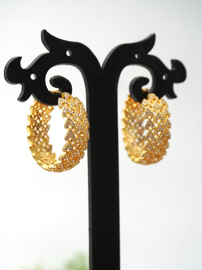 GOLD NIYA ZIRCONIA EARRINGS