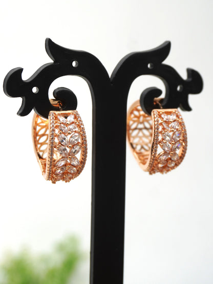 GOLD NATALIA ZIRCONIA EARRINGS