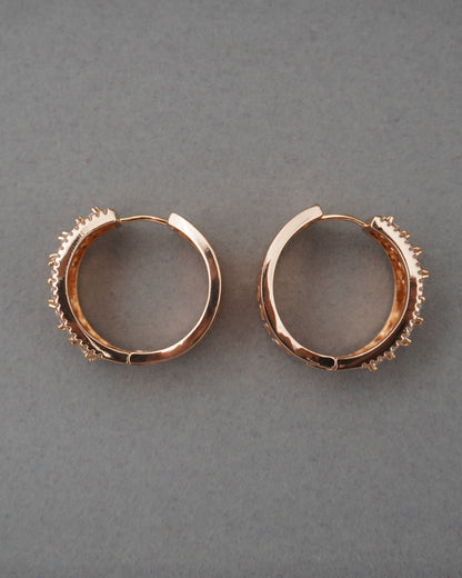 GOLD NATALIA ZIRCONIA EARRINGS