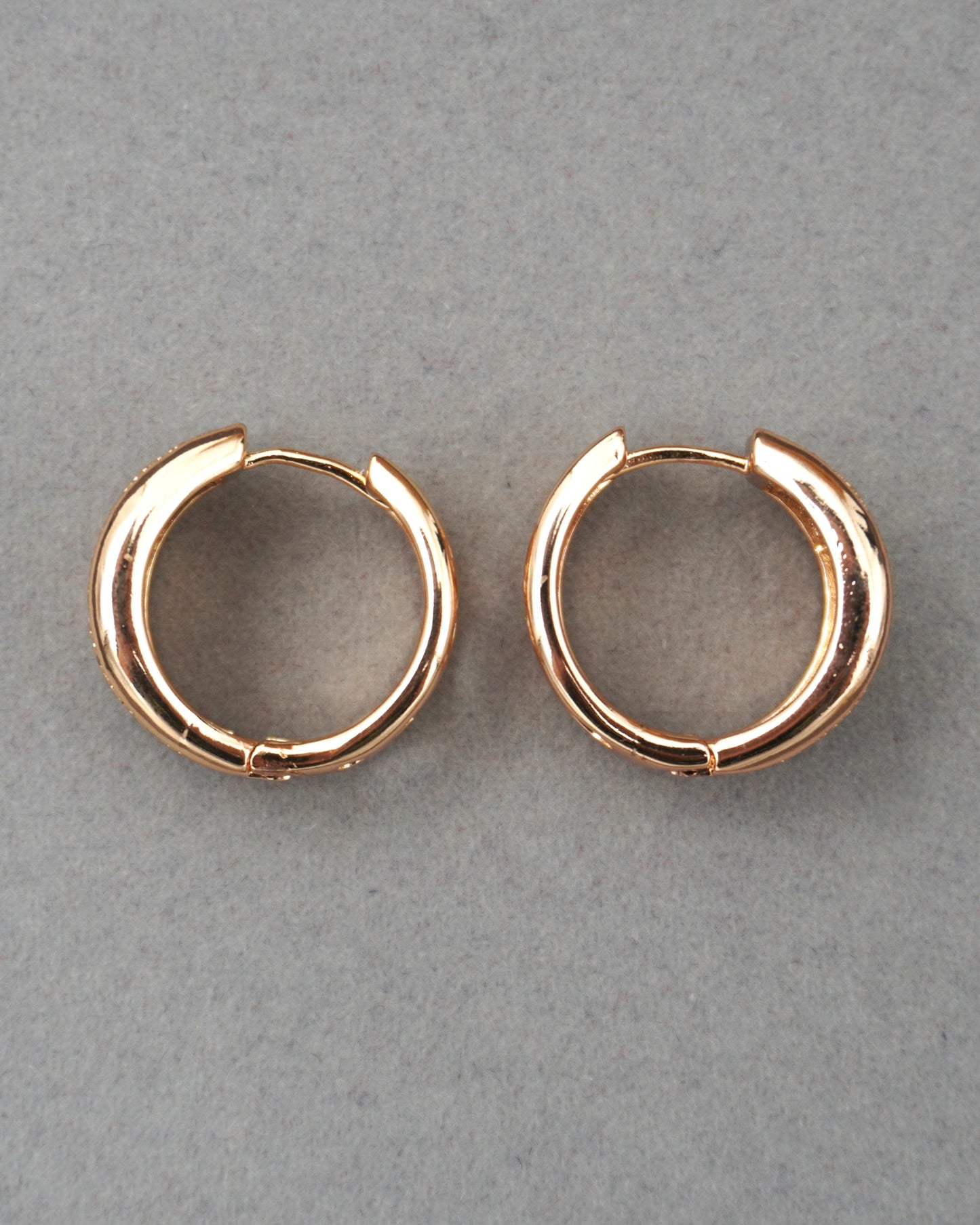 ROSEGOLD JOELLE ZIRCONIA EARRINGS