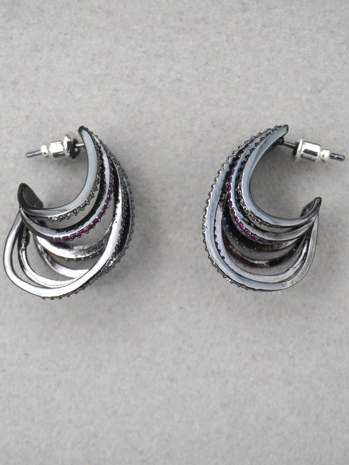 MULTICOLOUR XENA ZIRCONIA EARRINGS