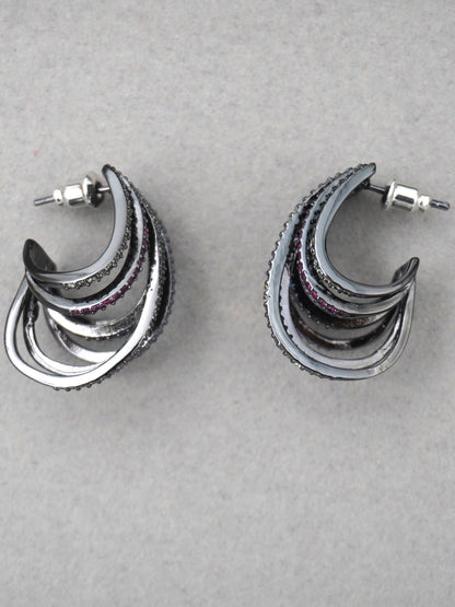 MULTICOLOUR XENA ZIRCONIA EARRINGS