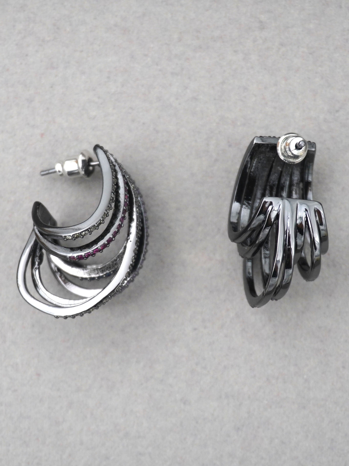 MULTICOLOUR XENA ZIRCONIA EARRINGS