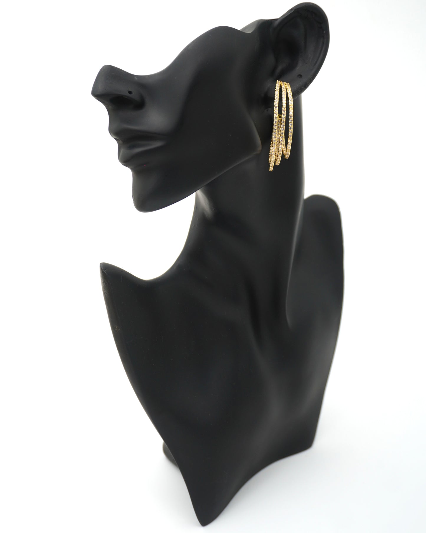 GOLD LYLA ZIRCONIA EARRINGS