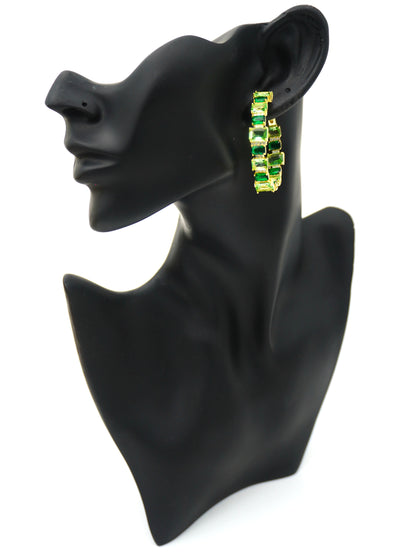 GREEN JOYCE ZIRCONIA EARRINGS