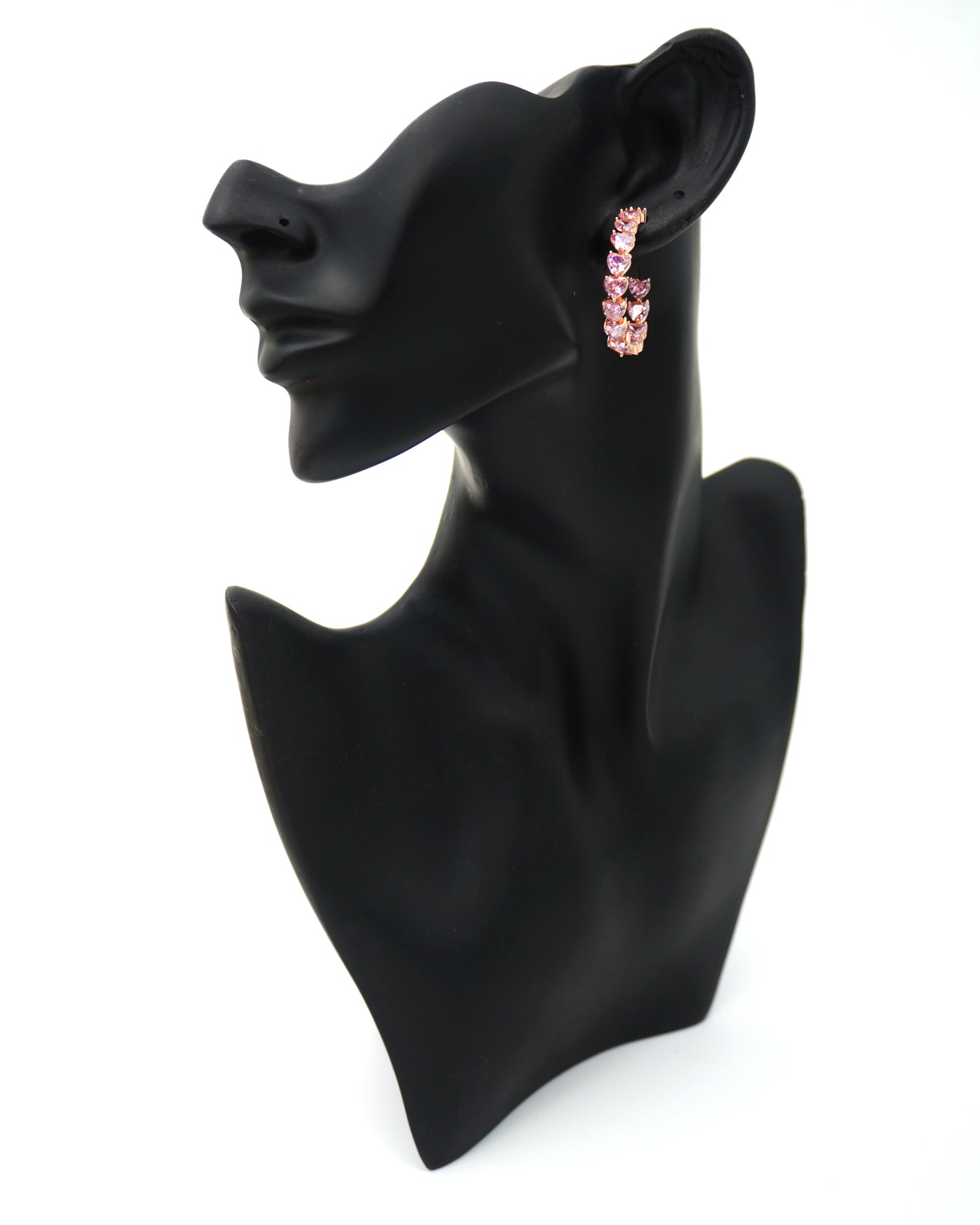 PINK AURA ZIRCONIA EARRINGS