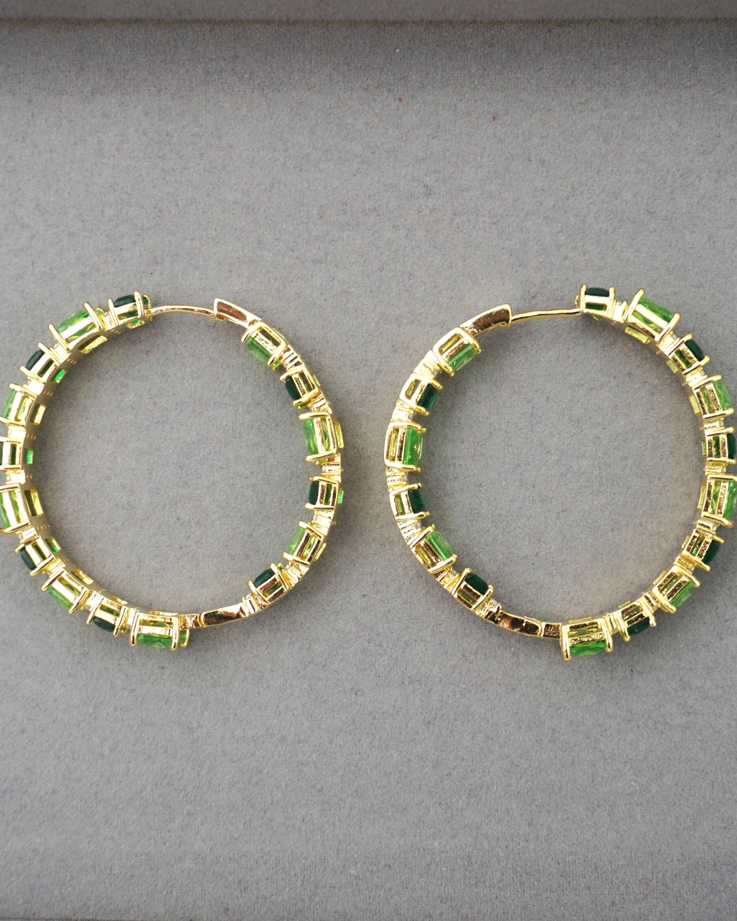 GREEN JOYCE ZIRCONIA EARRINGS