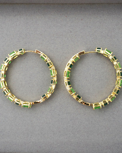 GREEN JOYCE ZIRCONIA EARRINGS