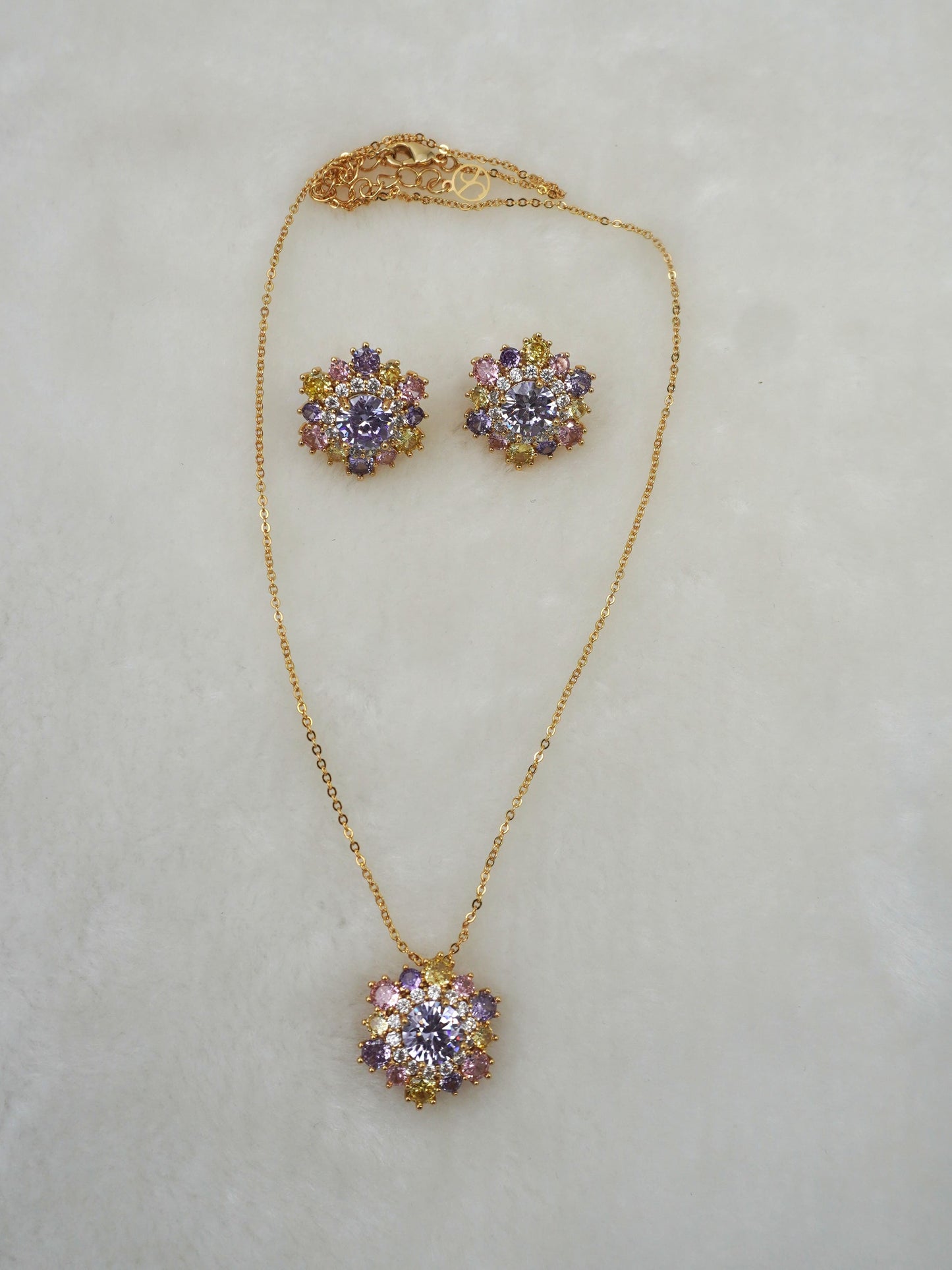 MULTICOLOUR NOVA PENDANT SET