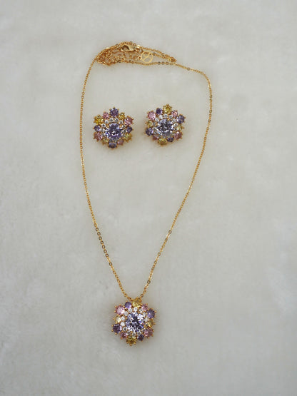 MULTICOLOUR NOVA PENDANT SET