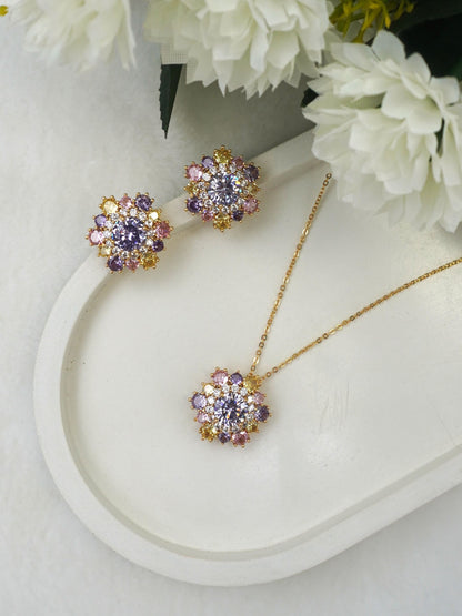 MULTICOLOUR NOVA PENDANT SET