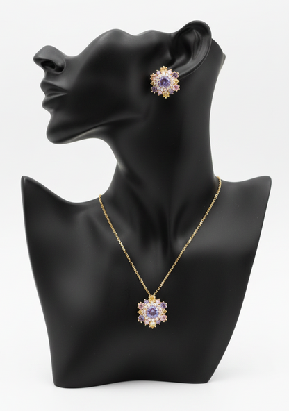 MULTICOLOUR NOVA PENDANT SET