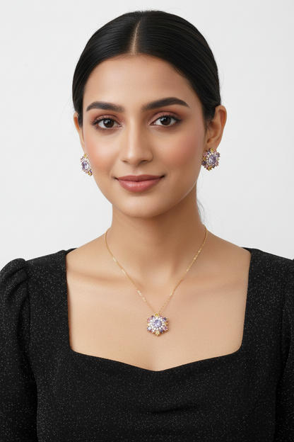 MULTICOLOUR NOVA PENDANT SET