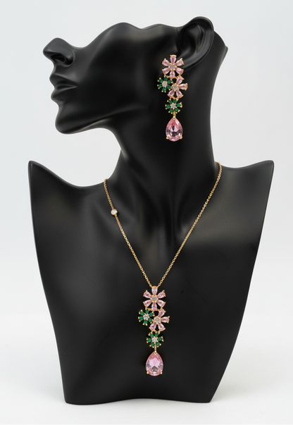 MULTICOLOUR FLORIA PENDANT SET