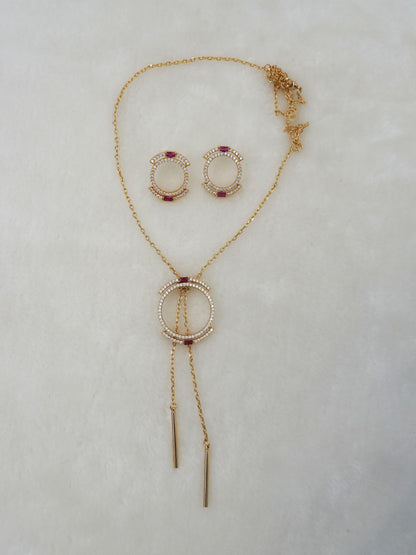 GOLD SERENA PENDANT SET