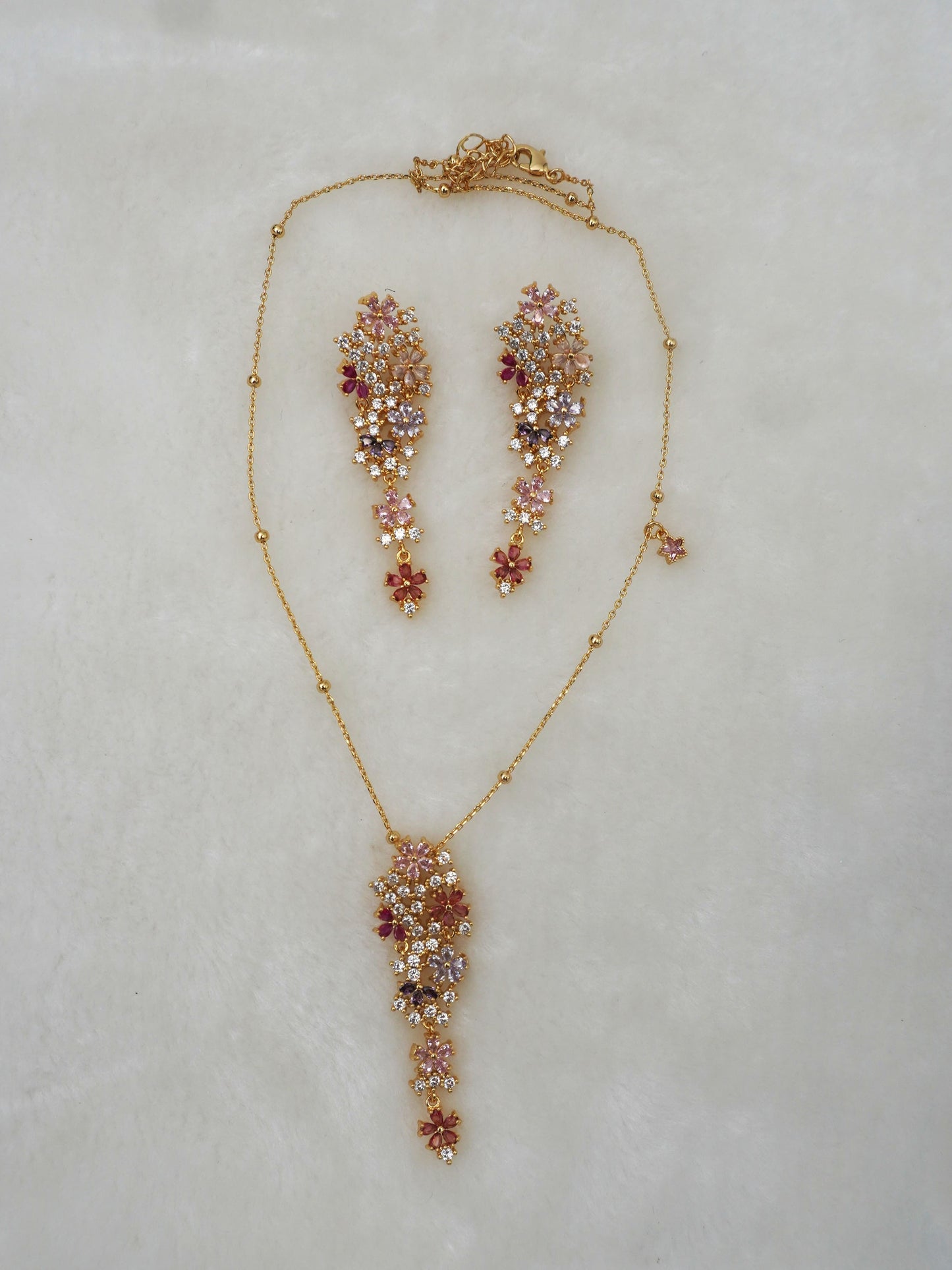 MULTICOLOUR ZARA PENDANT SET
