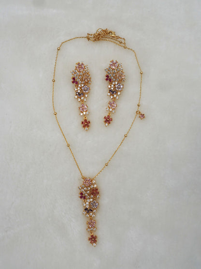 MULTICOLOUR ZARA PENDANT SET