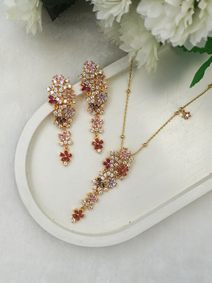 MULTICOLOUR ZARA PENDANT SET