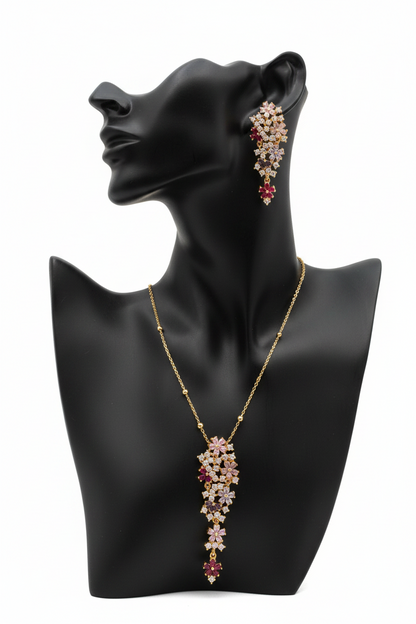 MULTICOLOUR ZARA PENDANT SET