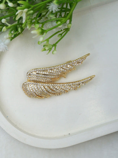 WHITE WINGS BROOCH