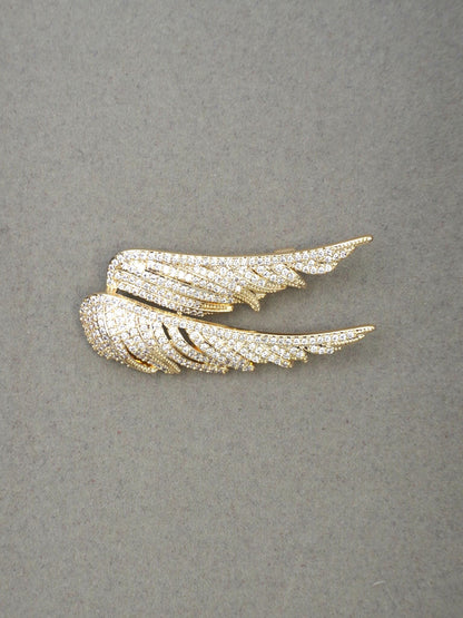 WHITE WINGS BROOCH