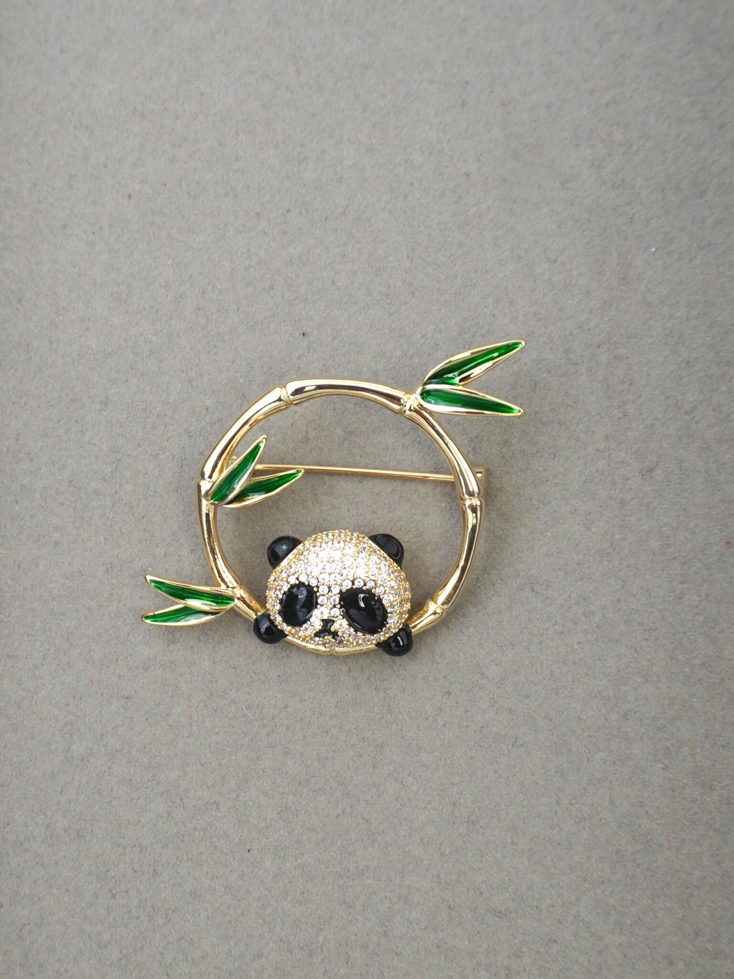 MULTICOLOR PANDA BROOCH