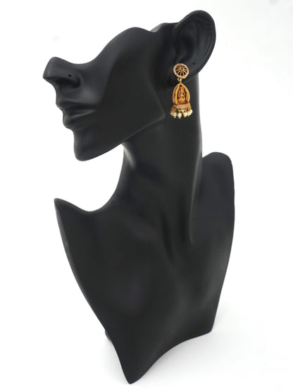 GOLD VANI ZIRCONIA JHUMKI