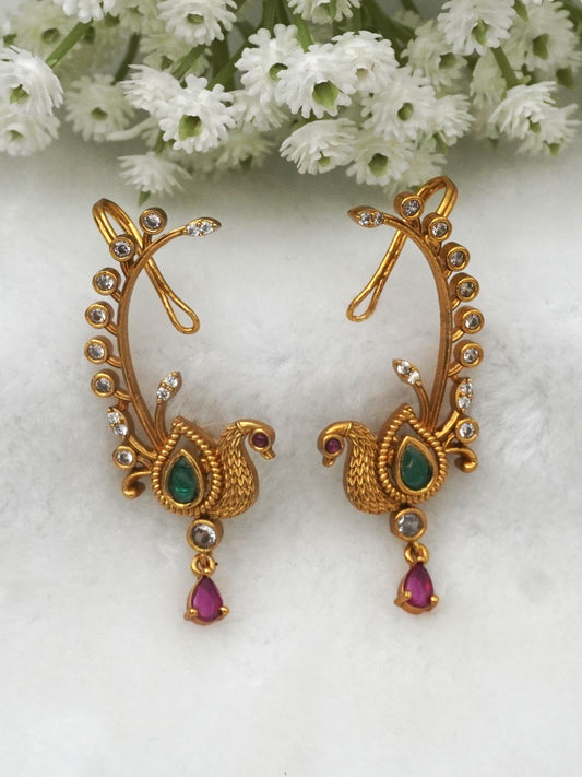 MULTICOLOR KALAPI ZIRCONIA EARRINGS