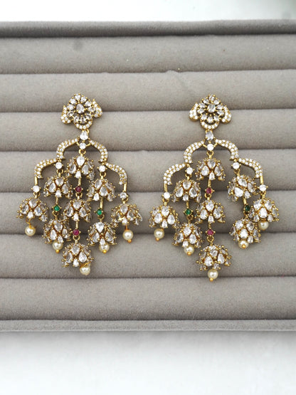 MULTICOLOR OVIYA ZIRCONIA EARRINGS