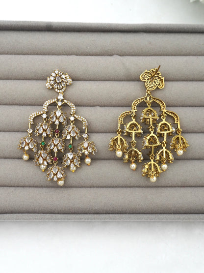 MULTICOLOR OVIYA ZIRCONIA EARRINGS