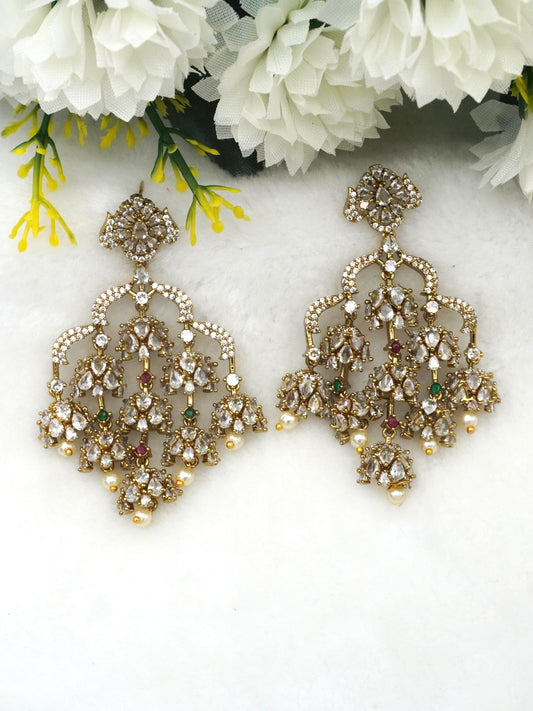 MULTICOLOR OVIYA ZIRCONIA EARRINGS